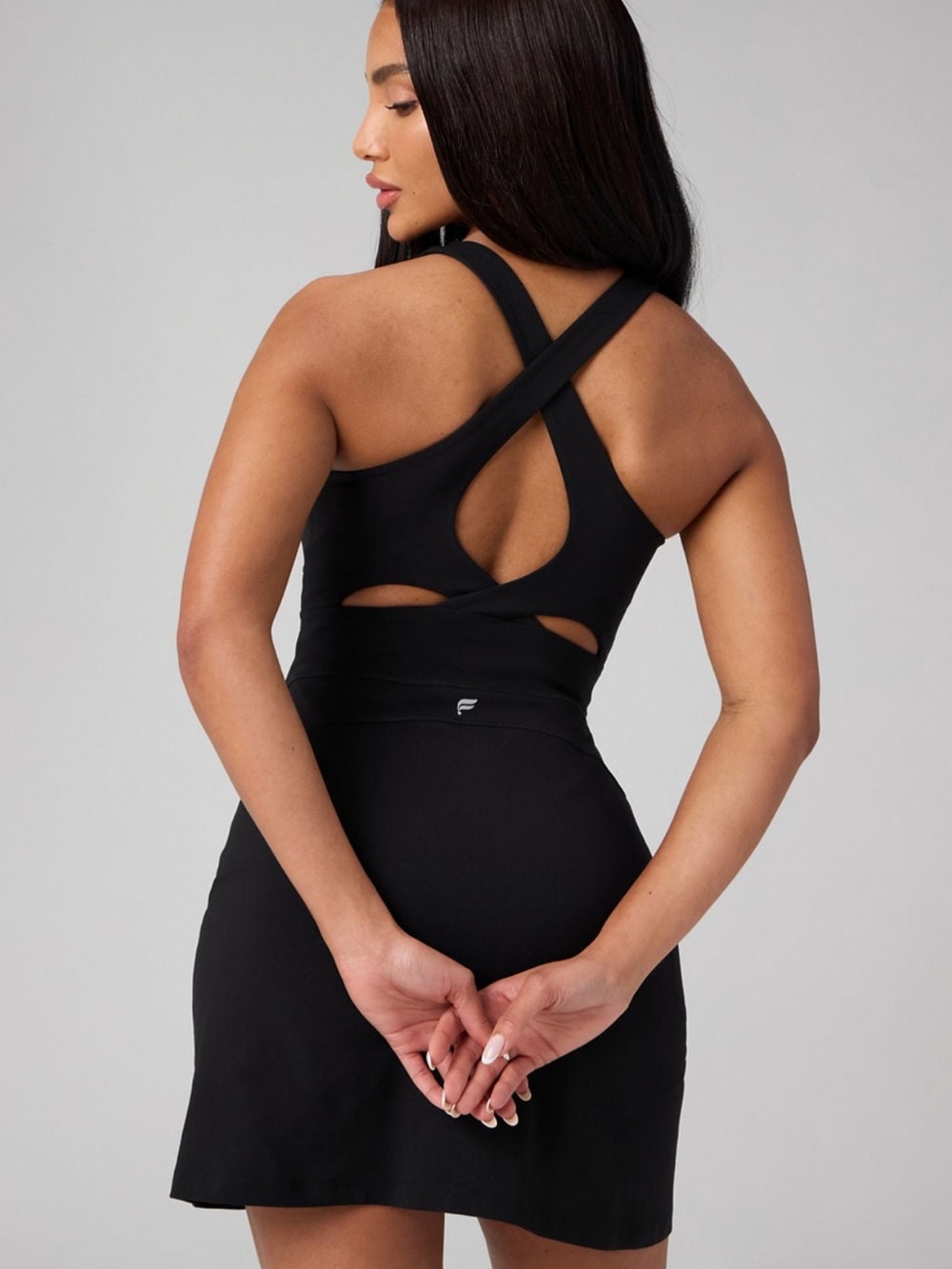 Fabletics Black Tank Mini Dress - Picture 2 of 5